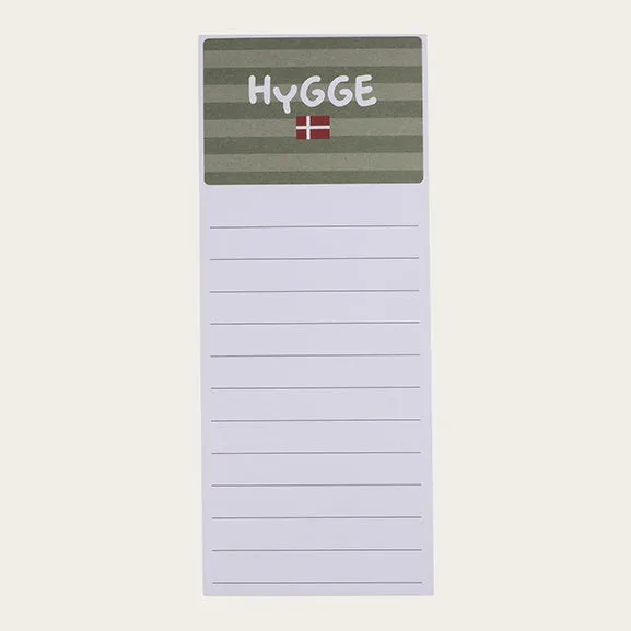 Det Gamle Apotek Hygge turistický notes žlutý 21 cm