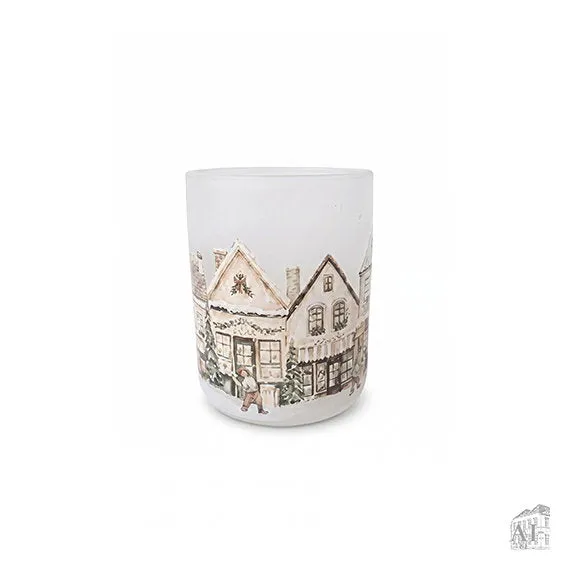 Det Gamle Apotek Tealight Candle Holder svícen bílý 10 cm