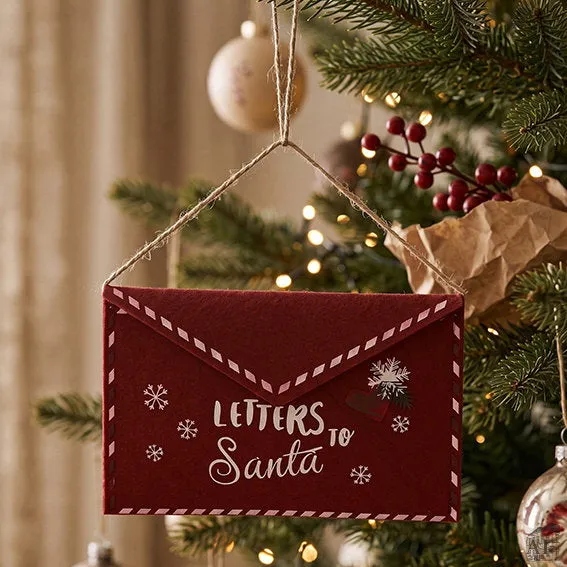 Det Gamle Apotek Ornament závěsná ozdoba červená polyester