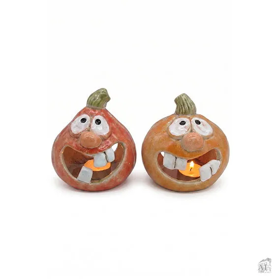 Det Gamle Apotek Pumpkin dýně na čajovku oranžová 13 cm