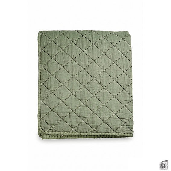 Det Gamle Apotek Quilted blanket deka zelená 130 cm mikrovlákno