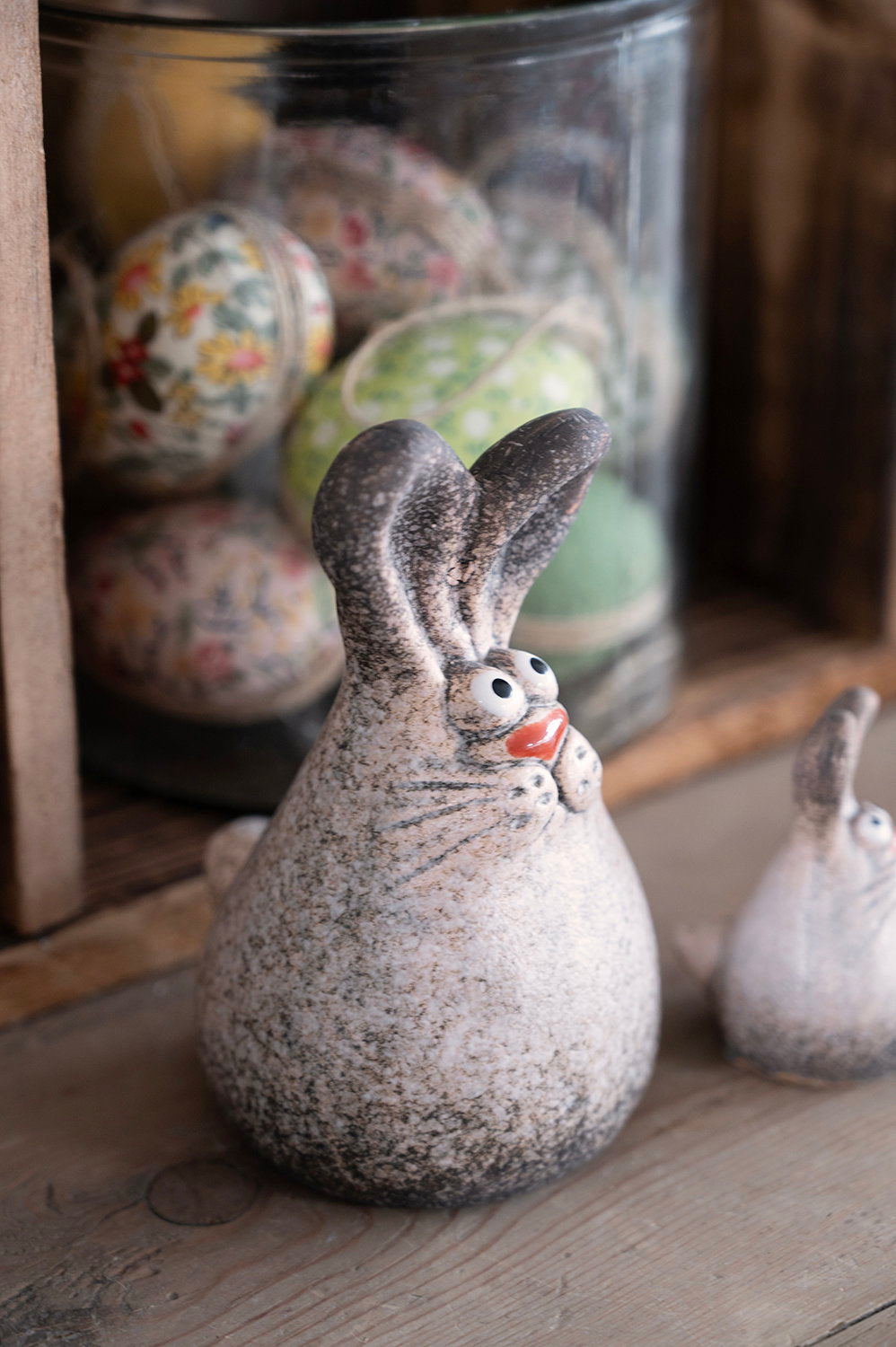 Det Gamle Apotek Easter bunny velikonoční zajíček bílý 13 cm