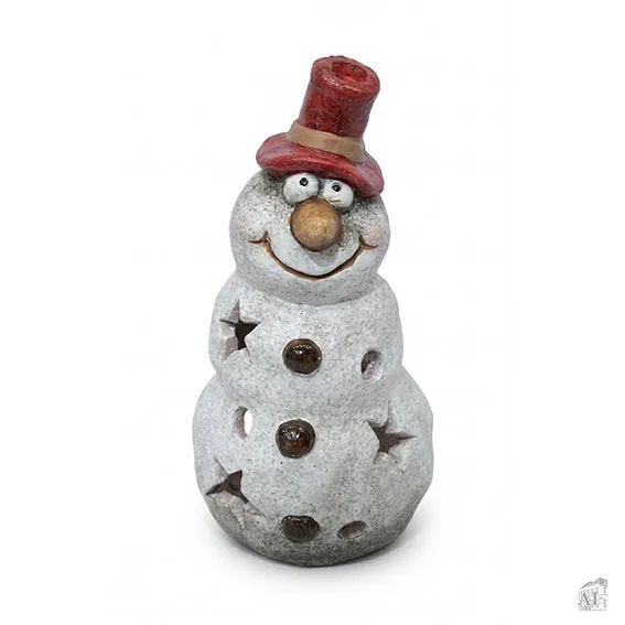 Det Gamle Apotek Snowman sněhulák bílý 19 cm