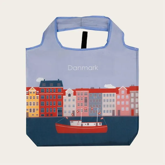 Det Gamle Apotek Moments Shoppingbag nákupní taška modrá polyester