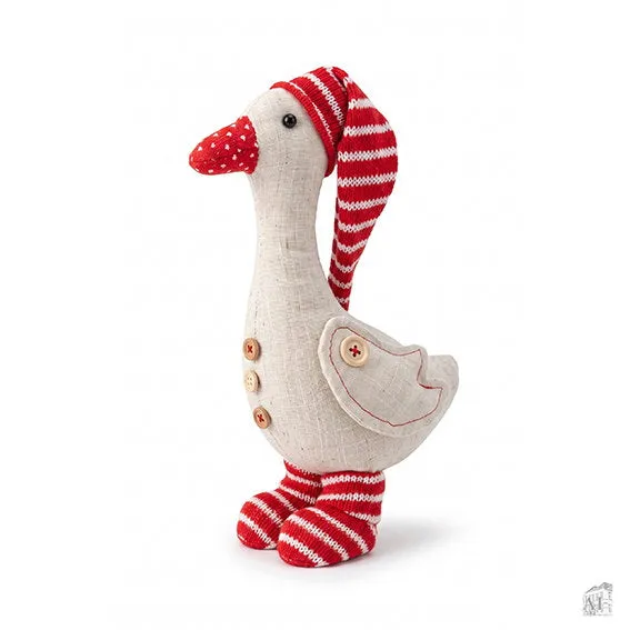 Det Gamle Apotek Duck figurka 27 cm béžová