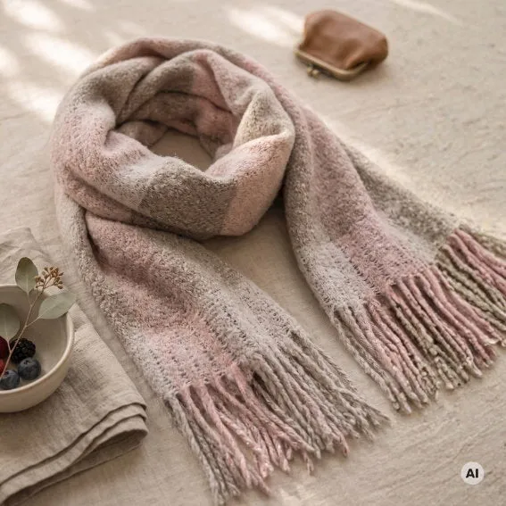 Det Gamle Apotek Scarf vánoční šála polyester 180 cm