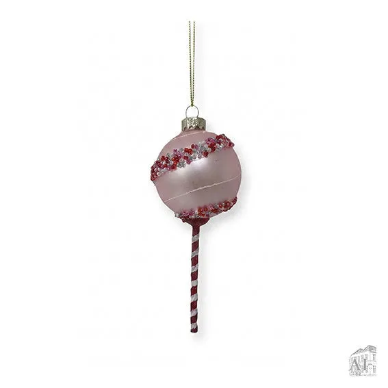 Det Gamle Apotek Lollipop ozdoba lízátko skleněná 15 cm
