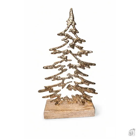 Det Gamle Apotek Christmas Tree stromeček zlatý 17 cm