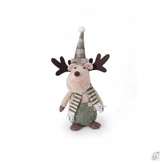 Det Gamle Apotek Deer vánoční jelen 32 cm hnědý