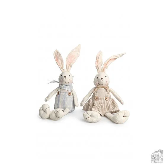 Det Gamle Apotek Easter bunny velikonoční zajíc 47 cm béžový