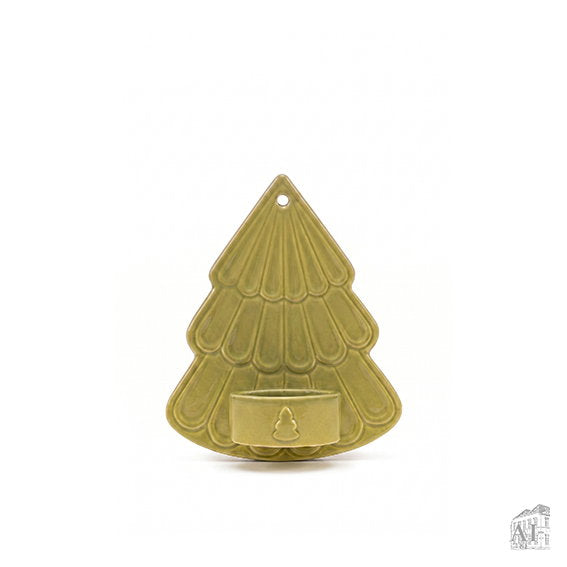 Det Gamle Apotek Tealight keramický svícen zelený
