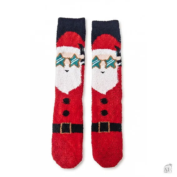 Det Gamle Apotek Socks vánoční ponožka červená polyester