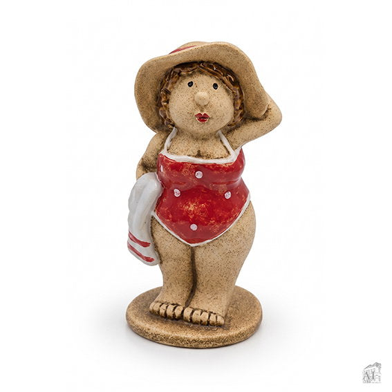 Det Gamle Apotek Figures keramická figurka 12 cm červená