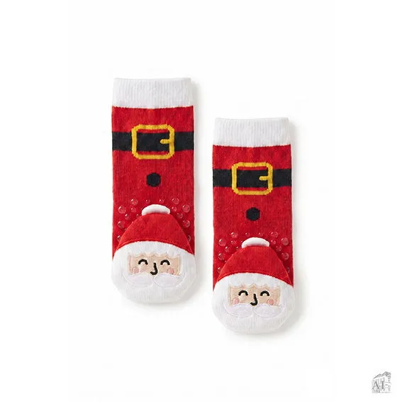Det Gamle Apotek Socks bavlněné ponožky červené protiskluz