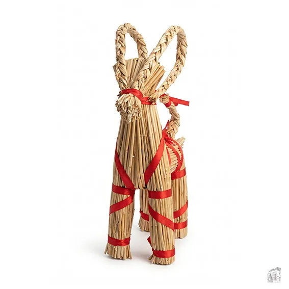 Det Gamle Apotek slaměný kozel 40 cm Vánoce