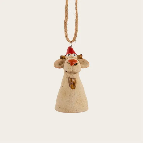 Det Gamle Apotek Goat figurka koza keramická béžová 6 cm