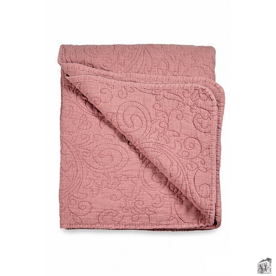 Det Gamle Apotek Quilted Blanket deka růžová 130 cm