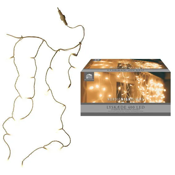 Det Gamle Apotek Lightchain Icicles řetěz 400 LED 9 m bílý