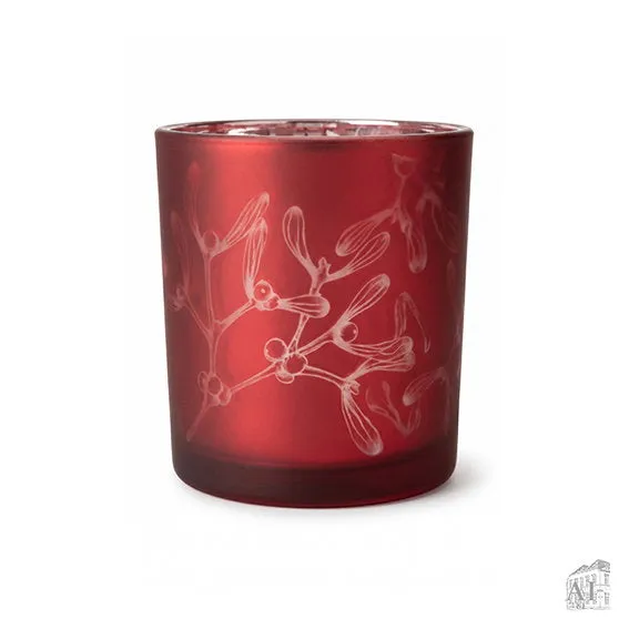 Det Gamle Apotek Tealight svícen na čajovku červený