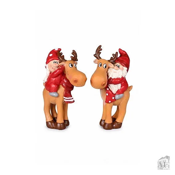 Det Gamle Apotek Gnome on Moose vánoční figurka 9 cm