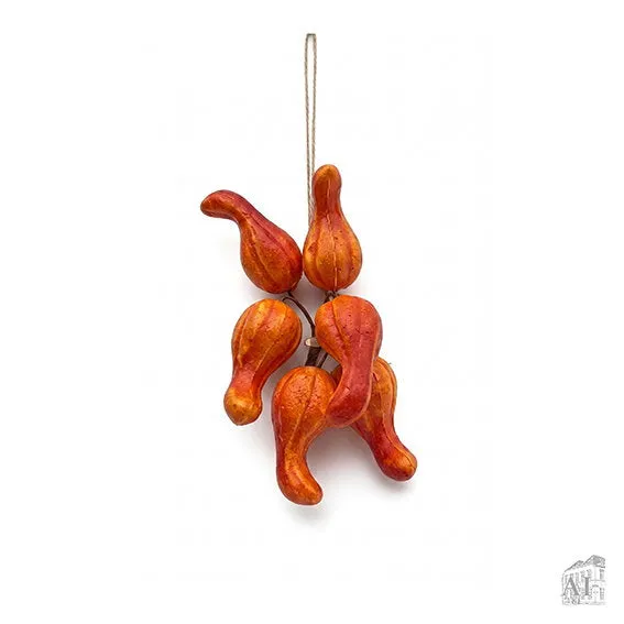 Det Gamle Apotek halloweenská dýně oranžová 14 cm