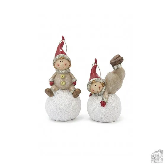 Det Gamle Apotek Gnome skřítek 18 cm bílý