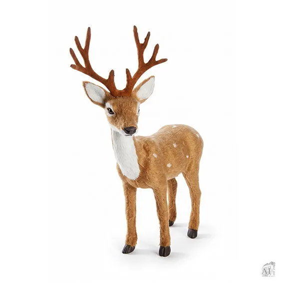 Det Gamle Apotek Deer figurka jelen 23 cm hnědý