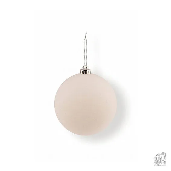 Det Gamle Apotek Christmas Bauble baňka bílá 12 cm