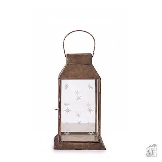 Det Gamle Apotek Lantern lucerna hnědá 29 cm