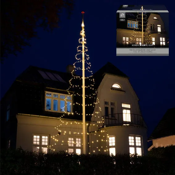 Det Gamle Apotek Lightchain for flagpole 480 LED řetěz 8 m