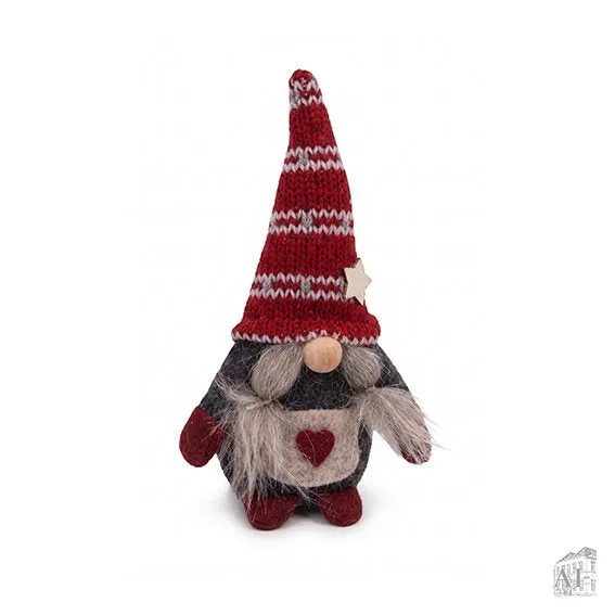 Det Gamle Apotek Gnome vánoční skřítek červený 13 cm