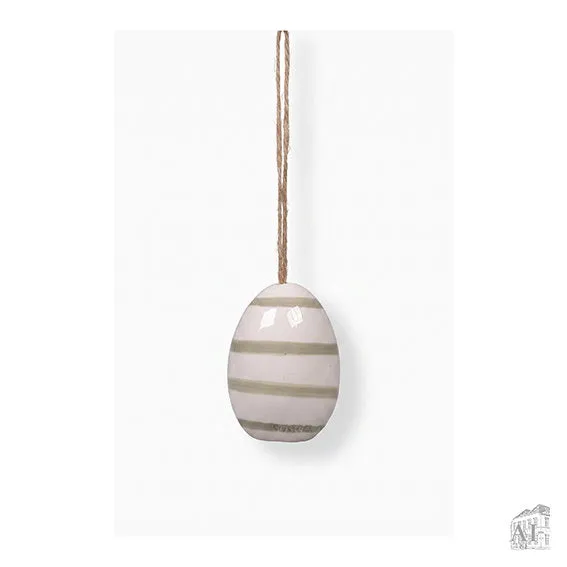 Det Gamle Apotek Easter egg vajičko zelené 6 cm