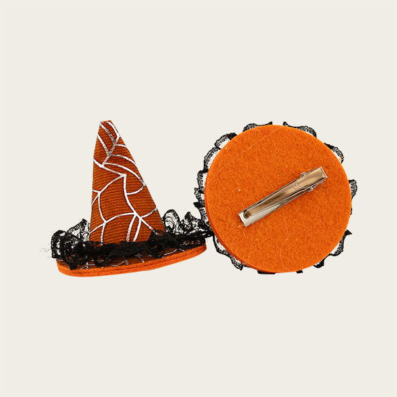 Det Gamle Apotek Hair clip sponka do vlasů oranžová 7 cm