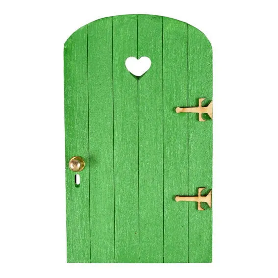 Det Gamle Apotek Gnome door dvířka 12 cm zelená