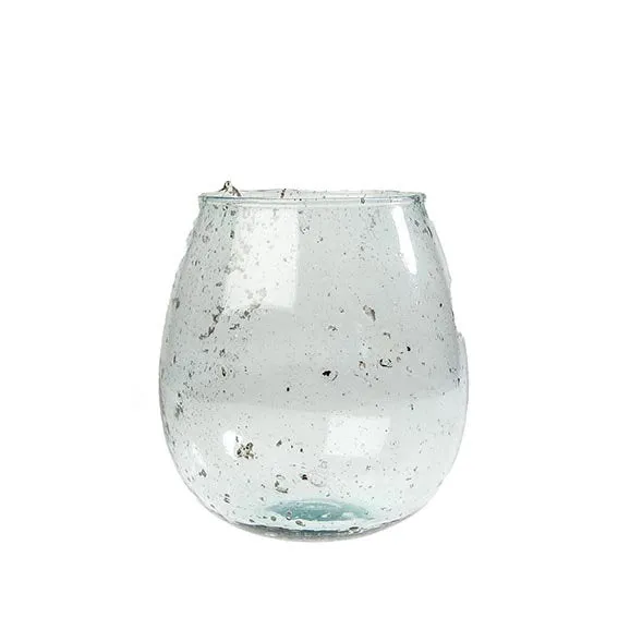 Det Gamle Apotek květináč z recyklovaného skla čirý 18 cm