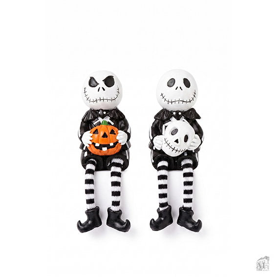 Det Gamle Apotek Skeleton dekorace černá 16 cm