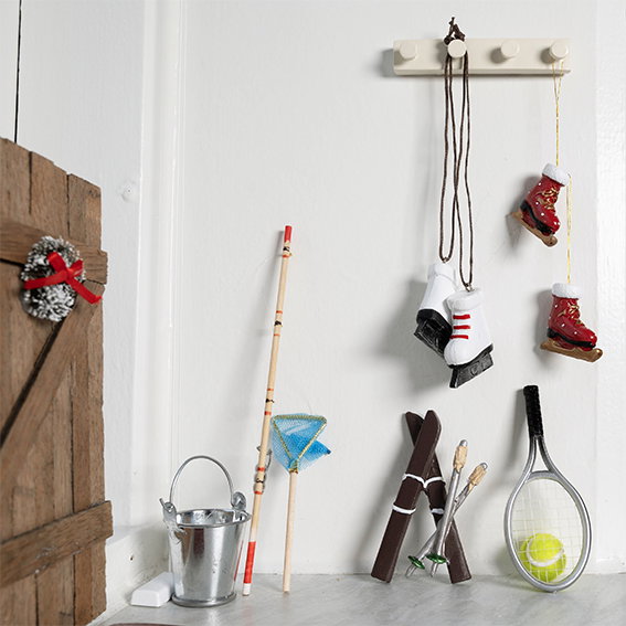Det Gamle Apotek Coat Rack věšák pro skřítky bílý
