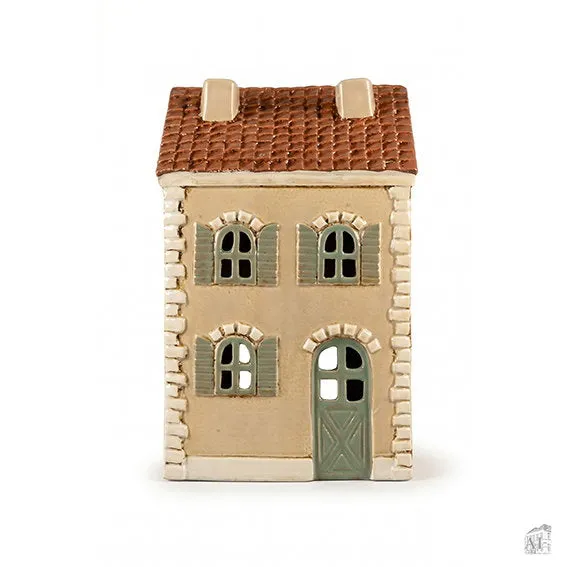 Det Gamle Apotek Yellow House domeček béžový 24 cm