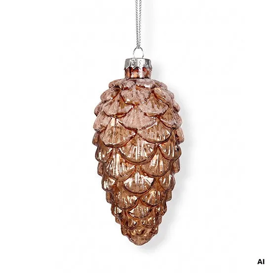 Det Gamle Apotek Pinecone skleněná baňka šiška 14 cm