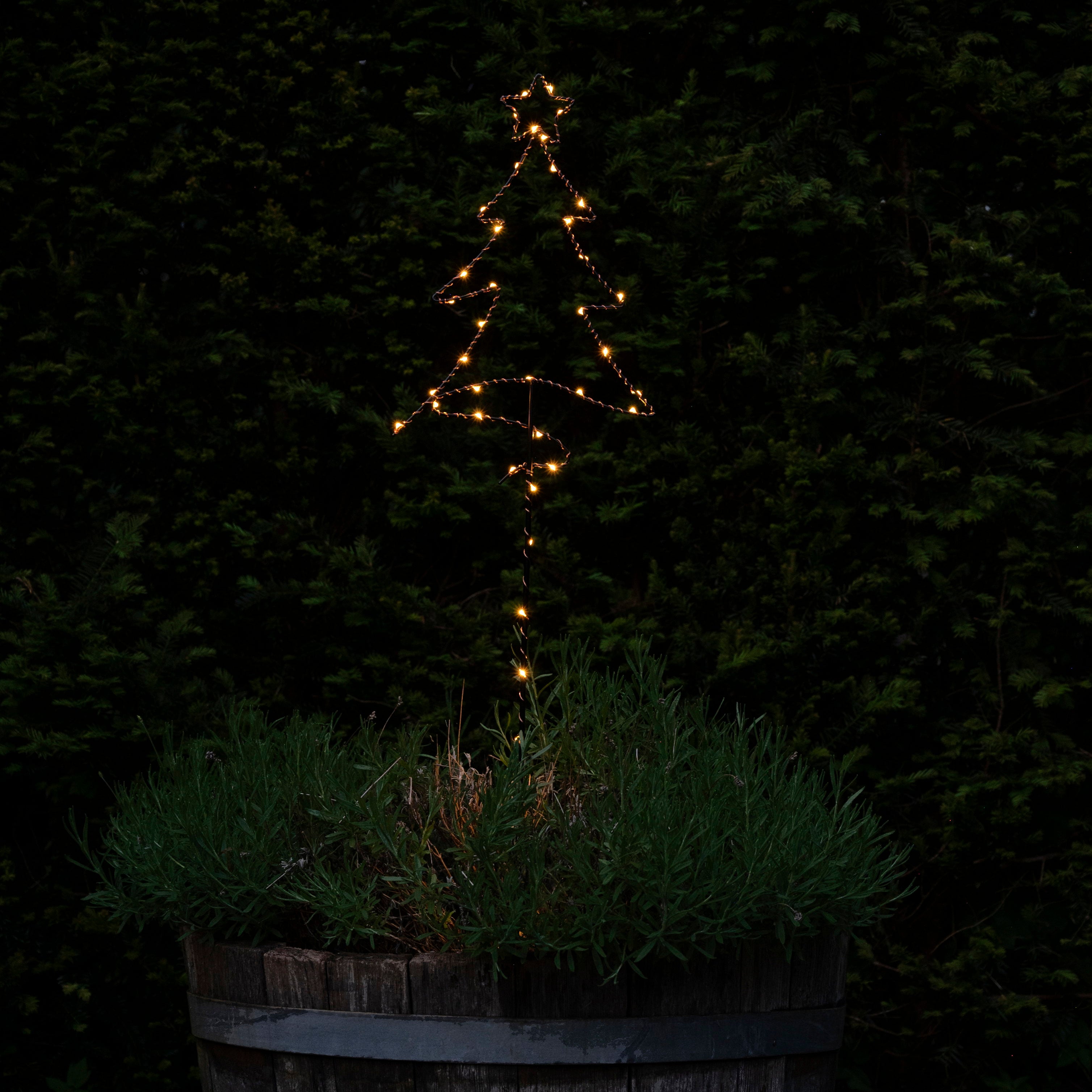 Det Gamle Apotek LED kovový stromek 100 cm černý