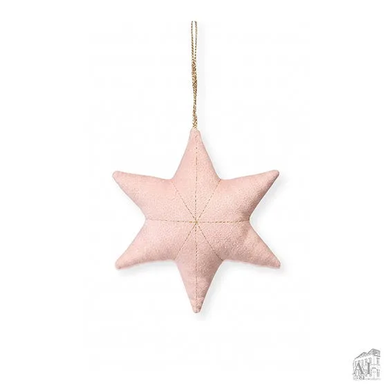 Det Gamle Apotek Star for hanging hvězda růžová 16 cm