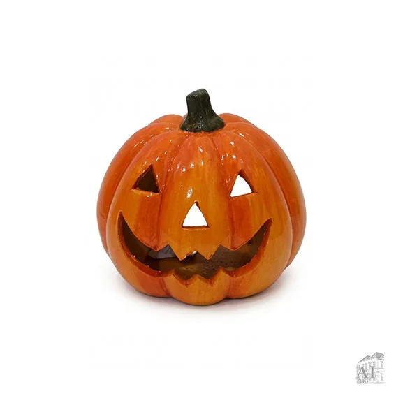 Det Gamle Apotek Pumpkin dýně na svíčku 10 cm oranžová