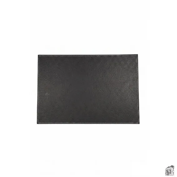 Det Gamle Apotek Placemat prostírání 45 cm černé koženka