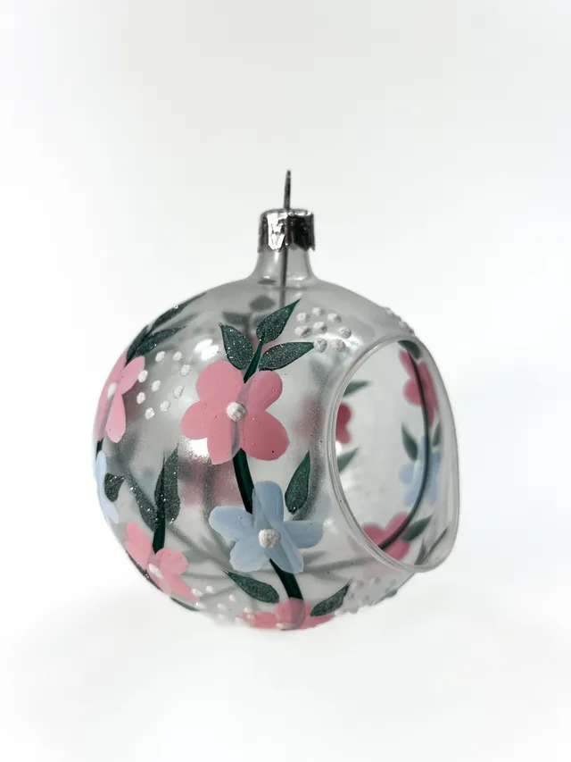Vitbis Květinová lehkost lampion baňka 10 cm transparentní 1 ks