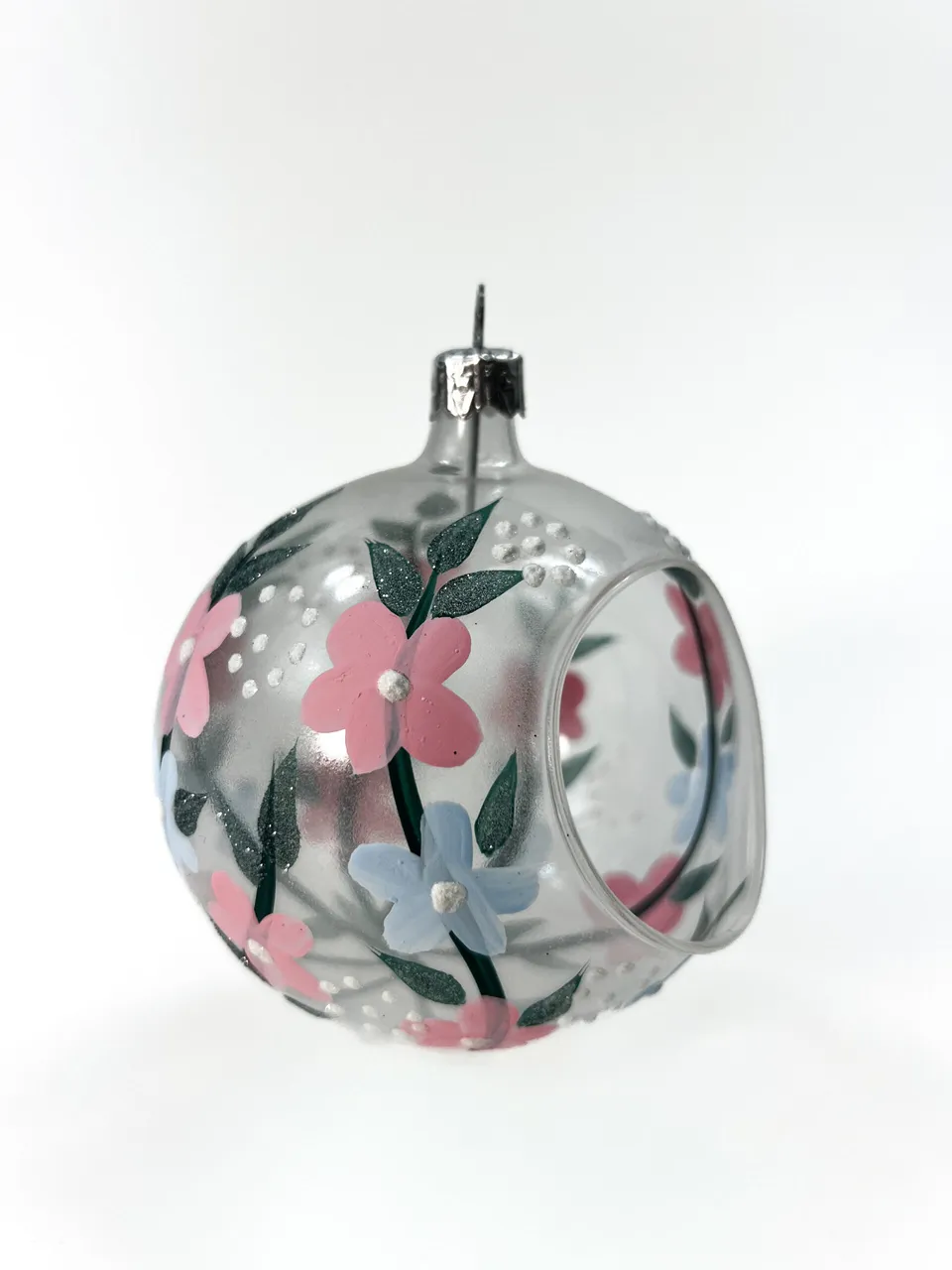 Vitbis Květinová lehkost lampion baňka 10 cm transparentní 1 ks