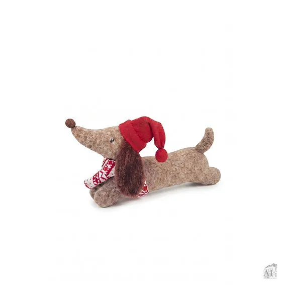 Det Gamle Apotek Dug figurka hnědá 18 cm bavlna zvíře