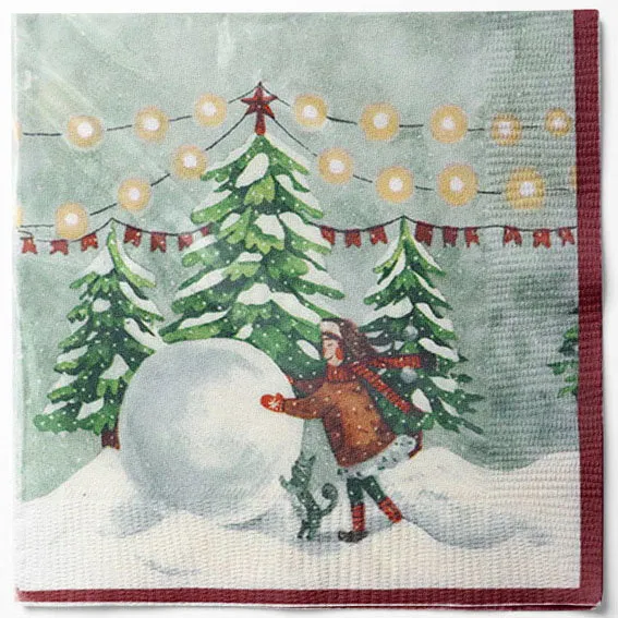 Det Gamle Apotek Napkins ubrousky 33 cm 20 ks