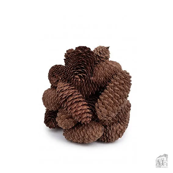 Det Gamle Apotek Pinecone přírodní šiška hnědá
