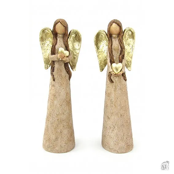 Det Gamle Apotek Angel anděl zlatý 25 cm polyresin