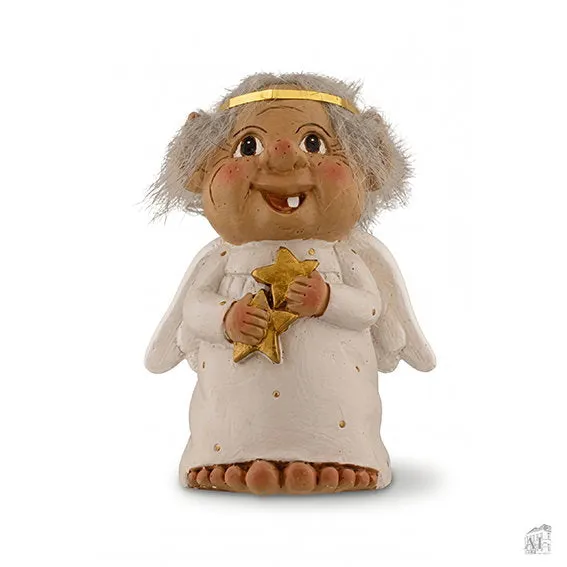 Det Gamle Apotek Christmas Trolls figurka troll bílý 22 cm